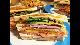 Club Sandwich with Chipotle Mayo Recipe • Layers of Flavor  Episode 483 [upl. by Emirak]