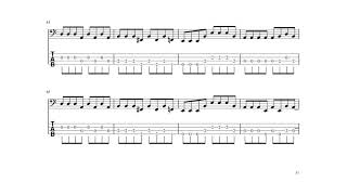 Daryl Hall amp John Oates  Say it Isnt So Bass Transcription  TAB [upl. by Bacon]