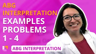 Arterial Blood Gas ABG Interpretation  Example Problems 14  LevelUpRN [upl. by Arabrab]