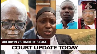 LIVE FROM OSUN HIGH COURTUPDATE ON TIMOTHY ADEGOKES COURT CASE TODAY [upl. by Tekcirc]