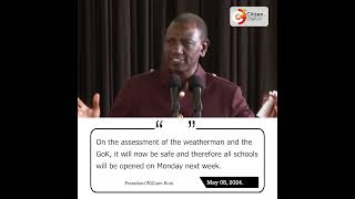 President William Ruto directs schools to reopen on Monday May 13 for second term [upl. by Grover]