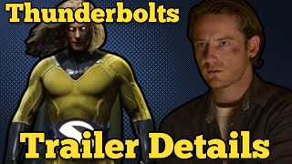 Thunderbolts Trailer Details from SDCC [upl. by Norwood]