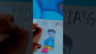 Middle class 😟 drawing art youtuber love [upl. by Garner]