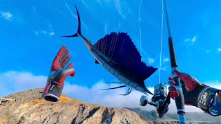 Real VR Fishing Full fight with Pacific Sailfish🔥 That was tough one [upl. by Ephraim386]