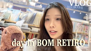 Como passar o dia no bairro coreano SP VLOG arrume se comigo café Bom Retiro [upl. by Parshall]