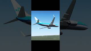 Youtube Short  Short FlightRUSHED  KLM AIRWAYS BOEING 737800 [upl. by Mable]