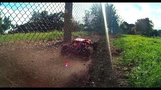 Brushless Kyosho Sand Master 40mph Off Road Bashing [upl. by Michele412]