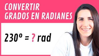 Convertir GRADOS en RADIANES 🌝 [upl. by Lily87]