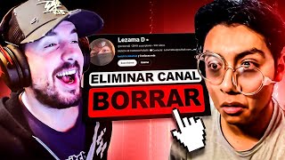 TAISONTV LE BORRA EL CANAL A LEZAMA PRUEBAS DEFINITIVAS Reacción [upl. by Htnicayh]