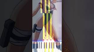 Naruto OST  quotTentens Themequot  Piano Tutorial BEGINNER synthesia anime inuyasha [upl. by Eitten]