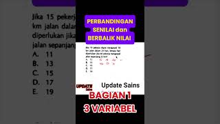 Bagian 1 ‼️Soal TIU Perbandingan 3 variabel soalcpns2023 soalcpns2024 perbandingan [upl. by Greysun]