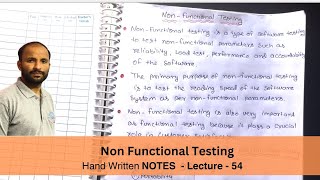 What is Non Functional Testing  Software Engineering in Hindi  Lecture 54 [upl. by Farland]