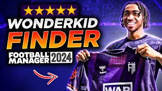 HOW TO FIND WONDERKIDS IN FM24 [upl. by Ettena]