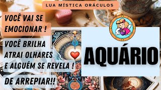 AQUÁRIO♒️ tarot 🔥 VOCÊ BRILHA  ATRAI OLHARES E ALGUÉM SE REVELA 🔥EMOCIONANTE  ❤️ [upl. by Ahsinaj]