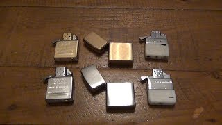 Zippo Combination ExperimentArmor Cases With Butane Inserts [upl. by Brathwaite]