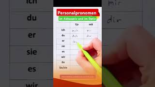 Personalpronomen im Akkusativ und im Dativ  Learn German  German for beginners  B1 Deutsch [upl. by Eiramadnil]