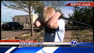 Secondgrader describes how tornado hit school [upl. by Ailegnave838]