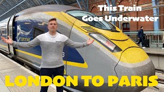 London to Paris on Underground EUROSTAR Train [upl. by Orlene]