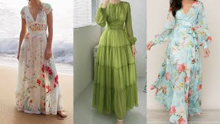 VESTIDOS HERMOSOS PRIMAVERA VERANO [upl. by Nuncia]