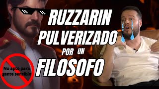 Profesor en Filosofía DESENMASCARA a Ruzzarin IMPERDIBLE [upl. by Meehaf271]