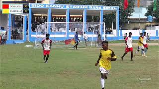 AZAD NAGAR SBG 🆚 ASC HARQUTTA DUMARIYA  At Bara Simra Lalmatia football match 2024 [upl. by Claribel]