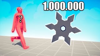 1000000 DAMAGE SAMURAI vs RANDOM UNITS  TABS  Totally Accurate Battle Simulator 2024 [upl. by Weigle463]