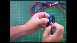 The Paracord Weaver How To  Transition Knots  Lanyard Knot to Snake Weave [upl. by Coe]