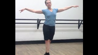 Temps De Cuisse Ballet class tutorial intermediate level [upl. by Gnas]