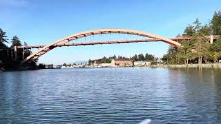 LaConner Washington Rainbow bridge channel cruising Hewescraft Sportsman [upl. by Aroda246]