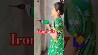 Iron lady power ironlady trending vairalvideo shortvideo ytshortsvideo rajnaval comedy funny [upl. by Becka]