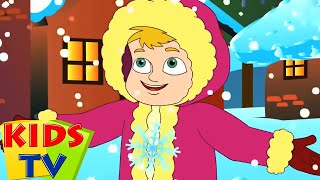 Petits flocons de neige  Musique de noël  Comptines bébé  Kids Tv Française  Dessin animé [upl. by Morrison969]