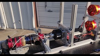 Turbo Electric Hybrid Aircraft Power System Test Bench First Run [upl. by Eitsyrhc]