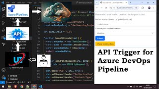 How to Run Azure DevOps Pipeline using API or UI Tool  Pass Custom Values for each API Call  Ep9 [upl. by Aikrahs128]