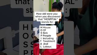 The meaning of hospital hospital medical viralshorts funny [upl. by Cooke]