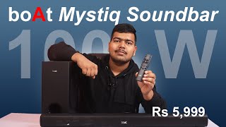 Boats new 100W Soundbar at Rs 5999  Unboxing and Review soundbar [upl. by Mendie]