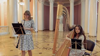 Promenade à lautomne Tournier Marcel  English horn  Irina Multi Instrumentalist  harp [upl. by Sidwohl]