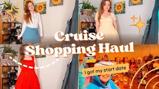 Cruise Shopping Haul  I got my start date [upl. by Telocin]