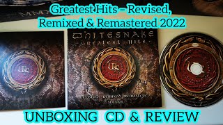 Whitesnake  Greatest Hits – Revised Remixed amp Remastered 2022 UNBOXING CD amp REVIEW [upl. by Neelya]