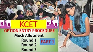 KCET Counselling Procedure  Option Entry  Seat Allotment  Choice Filling  Complete Details [upl. by Now]