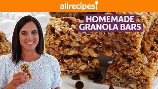 How to Make Homemade Granola Bars  Get Cookin’  Allrecipes [upl. by Yttiy]