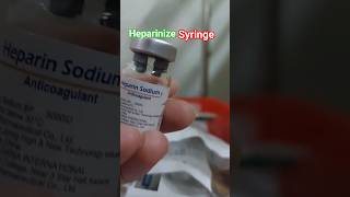 How to Heparinize A Syringe For ABGs  ABG Sampling  How To Take ABGs  health foryou doctors [upl. by Navap]