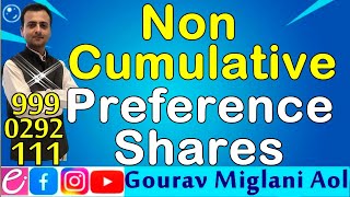 Non Cumulative Preference Shares [upl. by Canale]