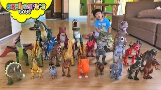 Skyhearts Dinosaurs Toys Collection  Trex Animal Planet Jurassic World Dinosaurs for kids [upl. by Araiek]