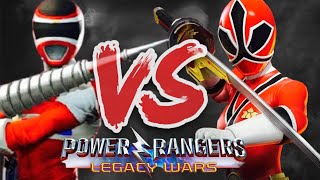 Space Red Ranger Vs Female Red Samurai Ranger [upl. by Chap]