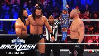 WWE  Brock Lesnar VS Roman Reigns Championship 02162024 Match Smackdown [upl. by Ativla545]