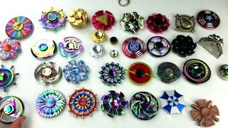 Tons of Round Fidget Spinners Ferrris Wheels Tires Sheilds Flowers etc [upl. by Godfree]