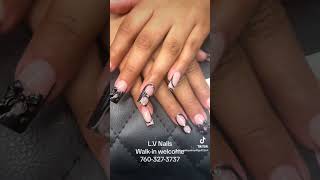 LV Nails 931 Lawrence Crossley rd Palm Springs Ca 92264 Phone 7603273737 nailart nails [upl. by Olnek39]