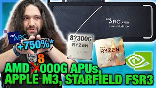 HW News  AMD Phoenix Desktop APUs Spotted Huge Intel Arc Boosts Starfield Adding FSR3 [upl. by Itoyj260]