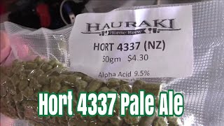 Hort4337 Pale Ale Brew Day  Recipe [upl. by Nodaj]