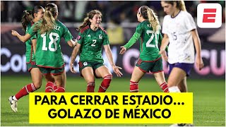 APAGUEN TODO GOLAZO de México para sentenciar el triunfo ante Estados Unidos  Copa Oro Femenina [upl. by Yeznil]